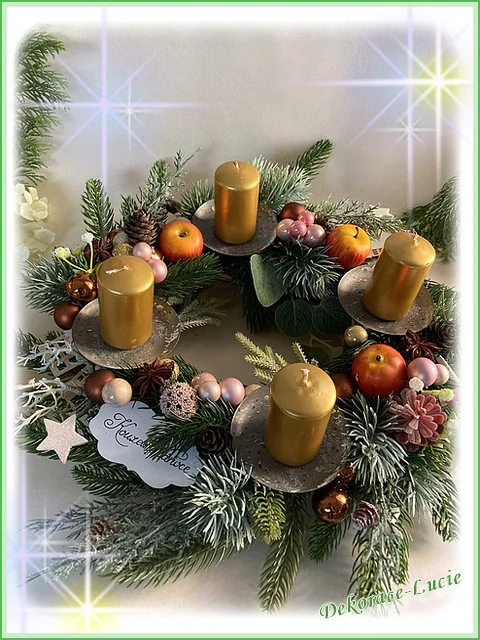 Adventní věnec rustikální