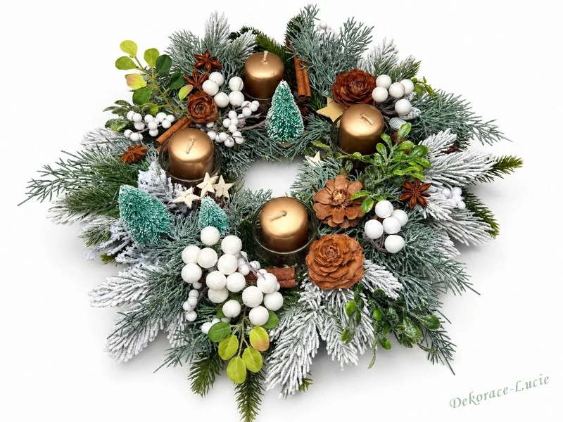 Adventní svícen "Lesní kouzlo"