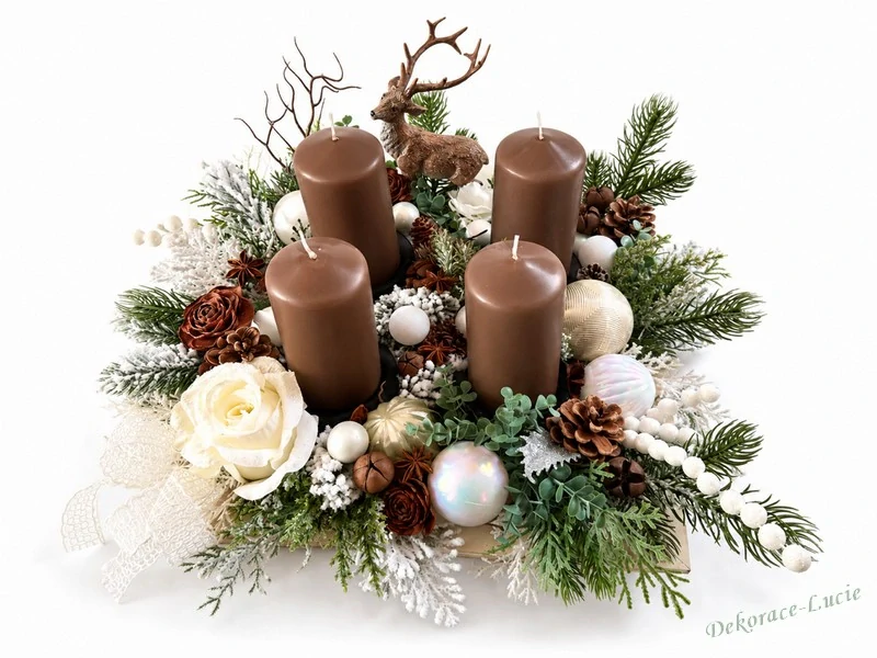 Adventní svícen „Zimní příběh“