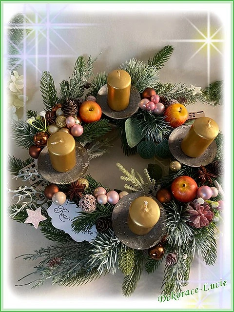 Adventní věnec rustikální
