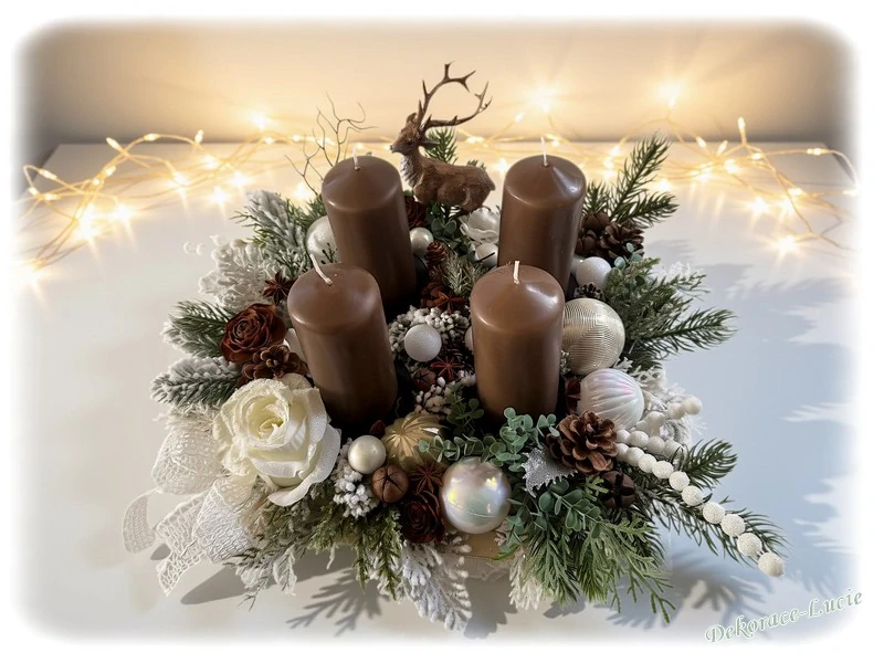 Adventní svícen „Zimní příběh“